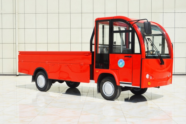 宜昌2噸紅色電動貨車
