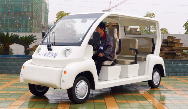 玻璃鋼六座不封閉巡邏車