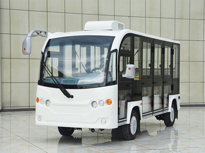 湖北11座帶擋雨門電動(dòng)觀光車帶空調(diào)