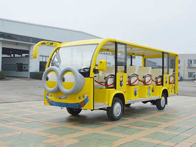 荊州14座電動(dòng)觀光車 卡通造型豪華座椅