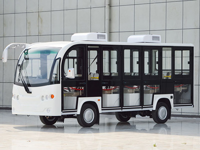14座電動(dòng)觀光車帶擋雨門帶雙空調(diào)