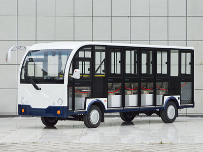 湖北23座電動觀光車上下警藍白